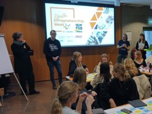 Youth Entrepreneurship Week der HLW FSB Weiz im Innovationszentrum W.E.I.Z. & Coworking Space Weiz